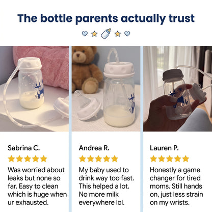 Hands-Free Baby Bottle